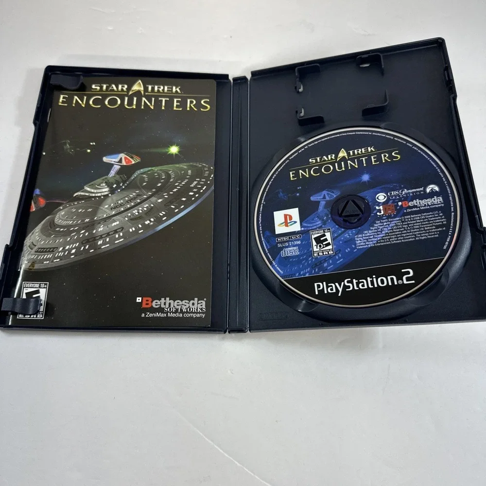 Star Trek‎ Encounters PlayStation 2 PS2 +Manual 2006 Used
